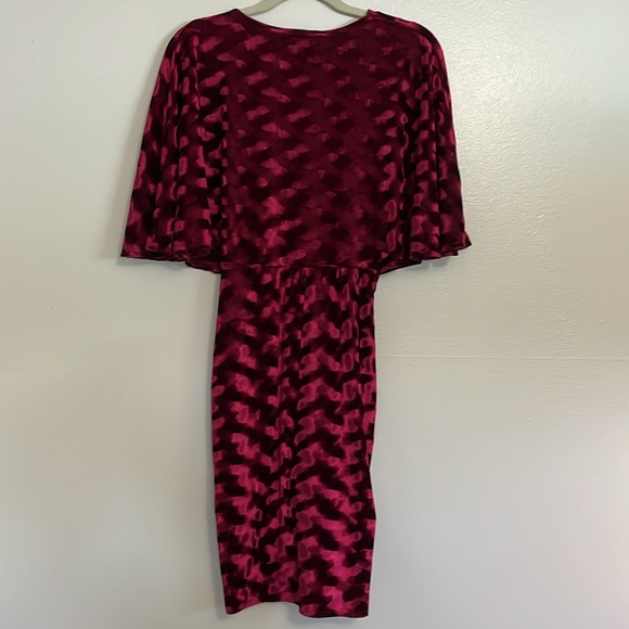 Lulu’s Mesmerize on the Prize Burgundy Velvet Wrap Dress - Picture 10 of 12